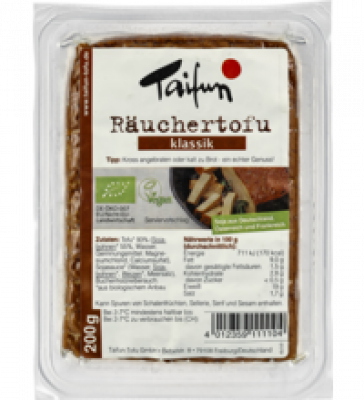 Räucher-Tofu, 200 gr Stück, Taifun