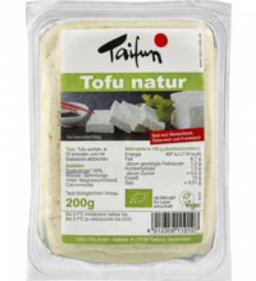 Tofu natur, 200 gr Packung, Taifun