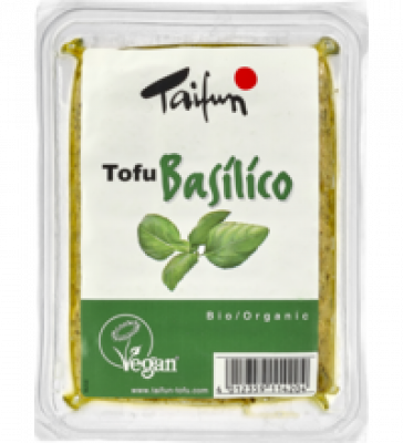 Tofu Basilico, vegan, 200 gr Stück, Taifun