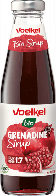 Grenadine Sirup, vegan, 0,5 ltr Flasche, Voelkel