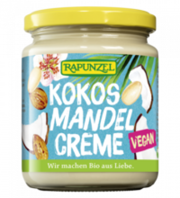 Kokos-Mandel Creme, vegan, 250 gr Glas, Rapunzel