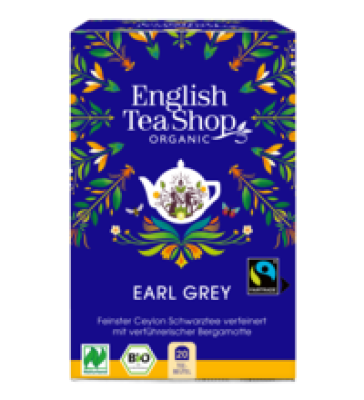 Tee Earl Grey, vegan, 20 Btl Packung, English Tea Shop