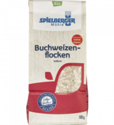 Buchweizenflocken, vegan, 500 gr Packung, Spielberger