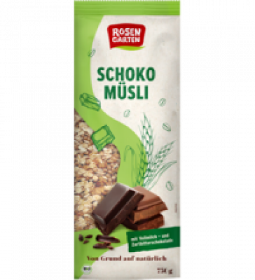 Schoko-Müsli, 750 gr Packung, Rosengarten