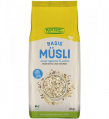 Basis Müsli, vegan, 2 kg Packung, Rapunzel