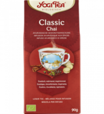 „Classic Chai” Gewürzteemischung, vegan, 90 gr Packung, Yogi Tea