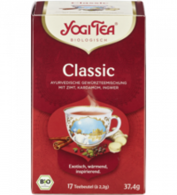 „Classic” Gewürzteemischung, vegan, 17 Btl Packung, Yogi Tea