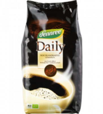 Daily-Kaffee, gemahlen, vegan, 500 gr Packung, dennree