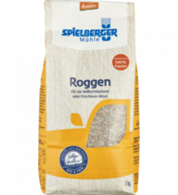 Roggen, vegan, 1 kg Packung, Spielberger