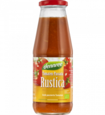 Tomaten-Passata „Rustica”, vegan, 680 gr Flasche, dennree