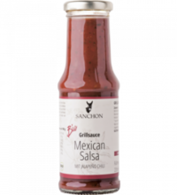 Grillsauce Mexican Salsa (mit Jalapeno-Chili), 210 ml Flasche, Sanchon