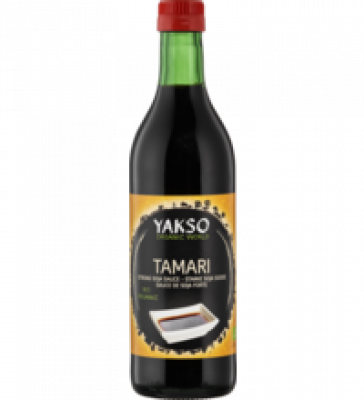 Sojasauce Tamari, würzig, vegan, 500 ml Flasche, Yakso