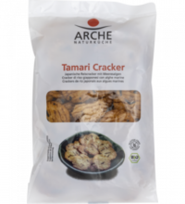 Tamari Cracker, vegan, 80 gr Packung, Arche Naturküche