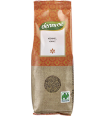 Kümmel, ganz, vegan, 60 gr Packung, dennree