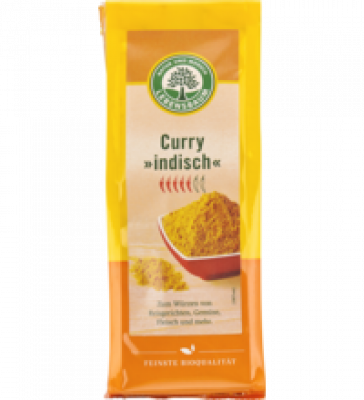 Curry „indisch”, vegan, 50 gr Packung, Lebensbaum