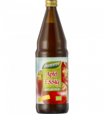 Apfelessig, vegan, 0,75 ltr Flasche, dennree