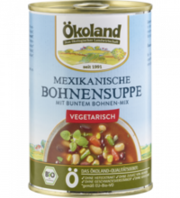 Mexikanische Bohnensuppe, 400 gr Dose, Ökoland