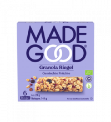 MadeGood Bio Granola, 144 g Packung Riegel Gemischte Früchte, MadeGood