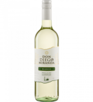 Wein „Don Diego de Miranda” Blanco, weiß, vegan, 0,75 ltr Flasche