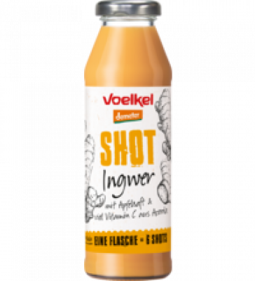 Shot Ingwer, vegan, 0,28 ltr Flasche, Voelkel