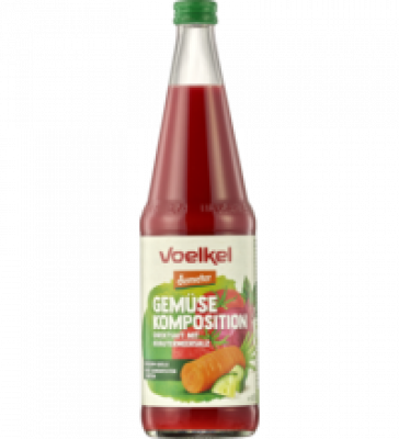 Gemüsesaft Komposition, vegan, 0,7 ltr Flasche, Voelkel