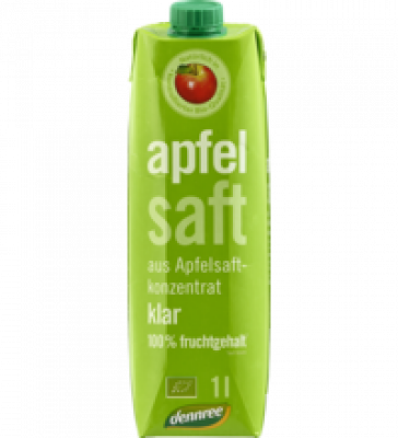 Apfelsaft aus Konzentrat, 1 L Elopak, dennree