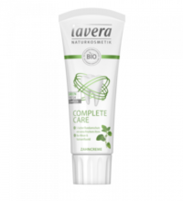 Zahncreme Complete Care, mit Fluorid 75 ml Tube, Lavera