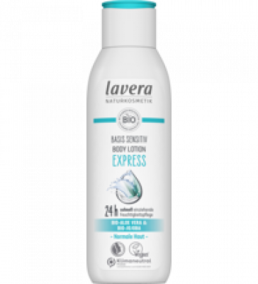 Basis sensitiv Body Lotion Express, vegan, 250 ml Flasche, lavera