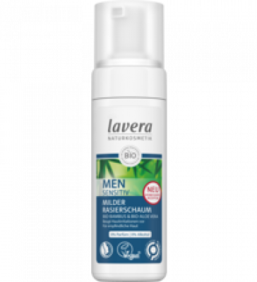 Milder Rasierschaum, vegan, 150 ml Flasche, lavera