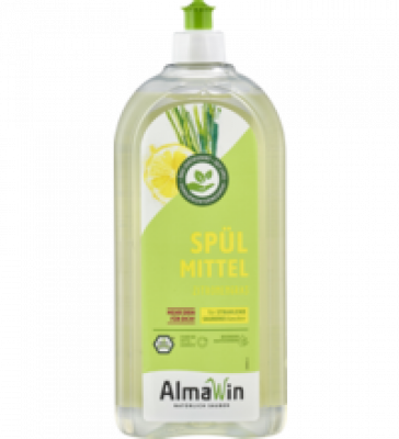 Spülmittel Zitronengras, vegan, 0,5 ltr Flasche, Alma Win