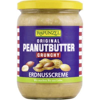 Original Peanut Butter Crunchy, vegan, 500 gr Glas, Rapunzel