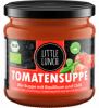 Tomatensuppe mit Basilikum und Chilli, vegan, 350 ml Glas, Little Lunch