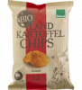 Kesselchips Tomate, vegan, 125 gr Packung, Landkartoffelchips