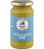 Mittelscharfer Senf, vegan, 200 ml Glas, Münchner Kindl Senf